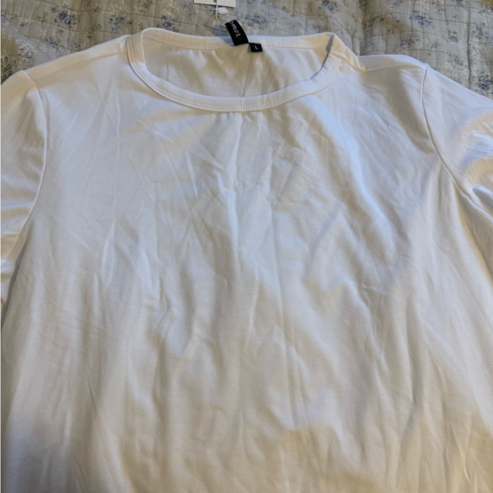 White Long Sleeve Women’s  Tee